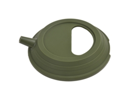 Tampa de Chaleira de Silicone para Camping Verde