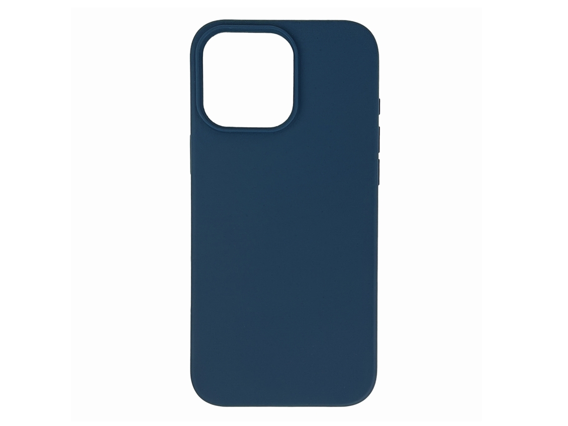 Capa Magsafe Multicolorido Com Farelo De Trigo Para Iphone 16 Pro Max - Azul Marinho
