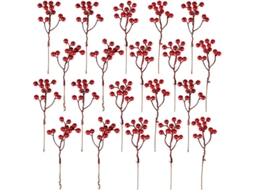 Ramos de frutos vermelhos artificiais Nova Line 18cm | S/MARCA