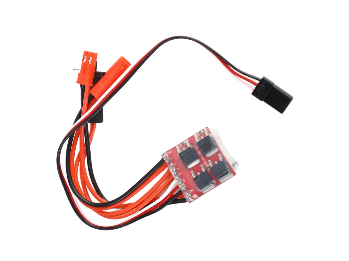 Mali 2 Peças Controlador de Velocidade Elétrico de Escova Rc 30a Estável para Carro Barco Rc 1/16 1/18 1/24
