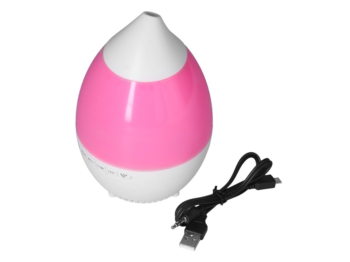 Laxiscreed Umidificador Com Luz Noturna, Alto-falante Bluetooth, Usb E Bateria Interna