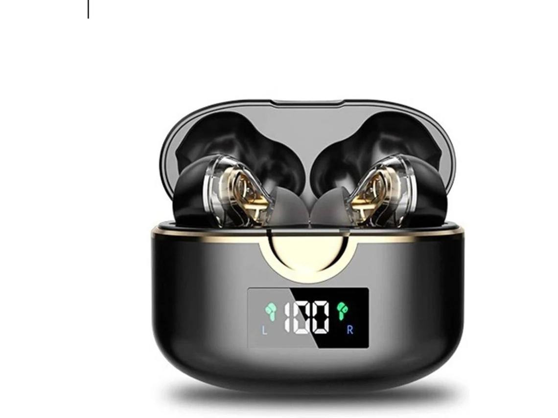 Auriculares Bluetooth True Wireless (in Ear - Microfone - Noise Cancelling - Prateado)