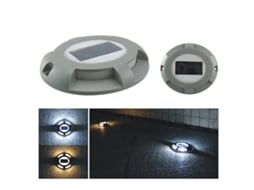 Luz Solar Led de 4 em Alumínio Ip65 para Caminhos, Jardim e Pátio | S/MARCA