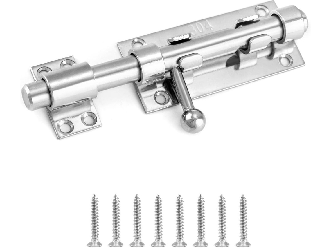 Fechadura De Porta De Garagem, Trinco, Aço Inoxidável 304, 14 Mm De Diâmetro, 230 Mm