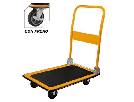 Carrinho Dobrável Capacidade 300Kg Com Freios TOLSEN TOOLS