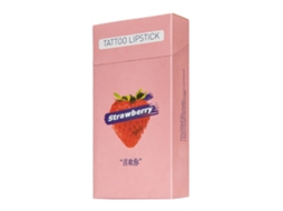 20 Pcs Labios Tatuaje Stick Labial Colorido Suave Con Hisopo De Algodón Para Maquillaje Diario Citas Compras Fresa