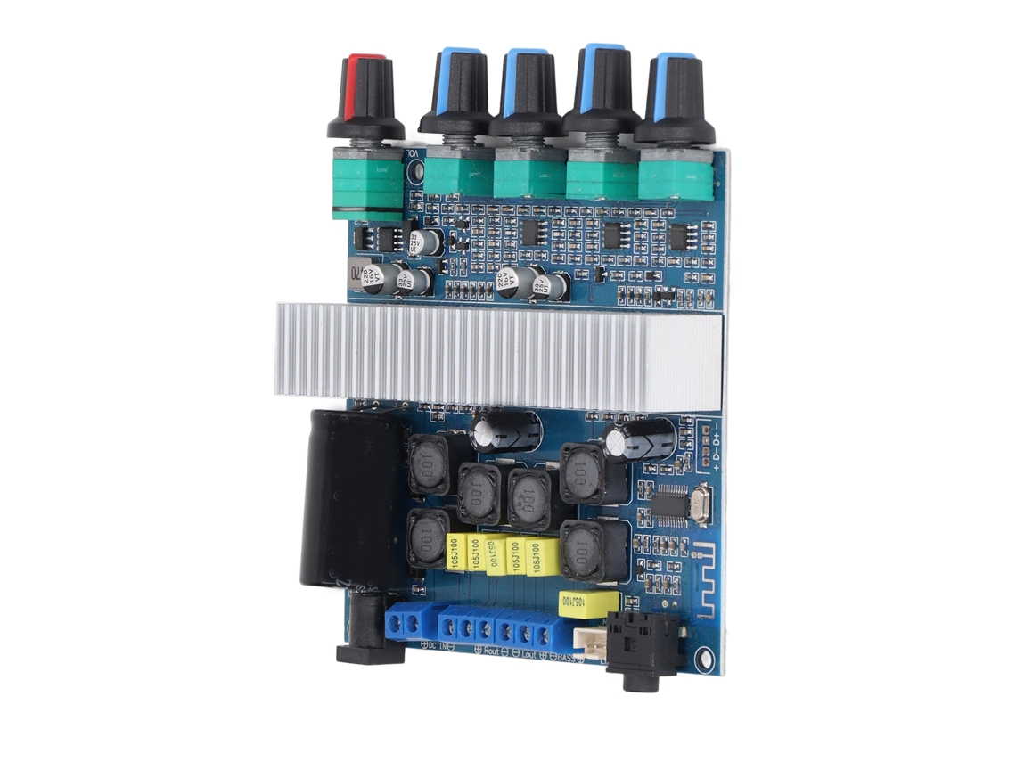 Laxiscreed Amplificador Digital Bluetooth 4.2 De 3 Canais Para Som De Alta Qualidade