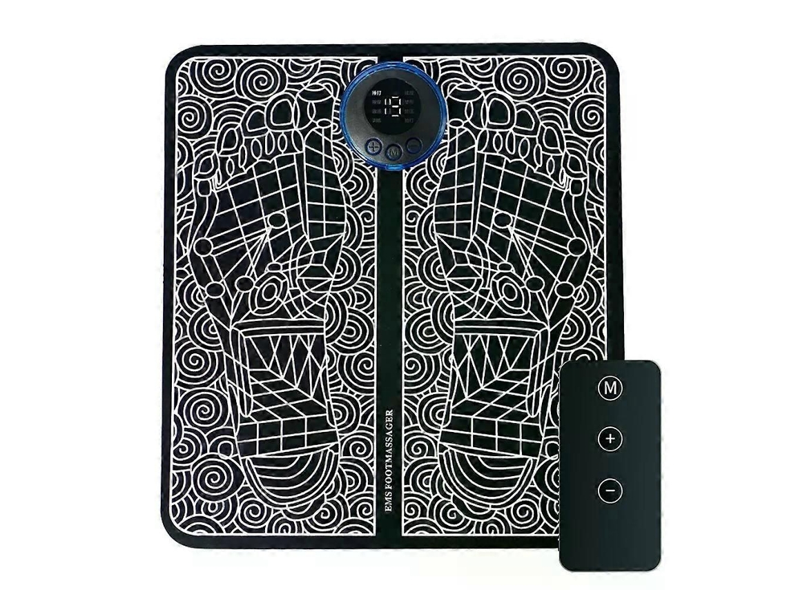 Almofada De Massagem Inteligente Para Os Pés Com 8 Modos E 19 Níveis De Intensidade. Aparelho Multifuncional Para Alívio Da Fadiga Nos Pés E Carr
