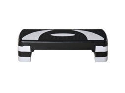 Step para Exercício Plástico cor Preto 80x31x10-20cm HOMCOM