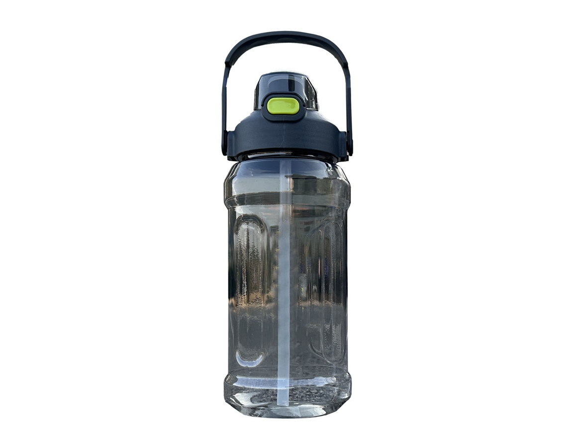 Garrafa de Água 2000ml Pc Plástica Anti Vazamento com Palito