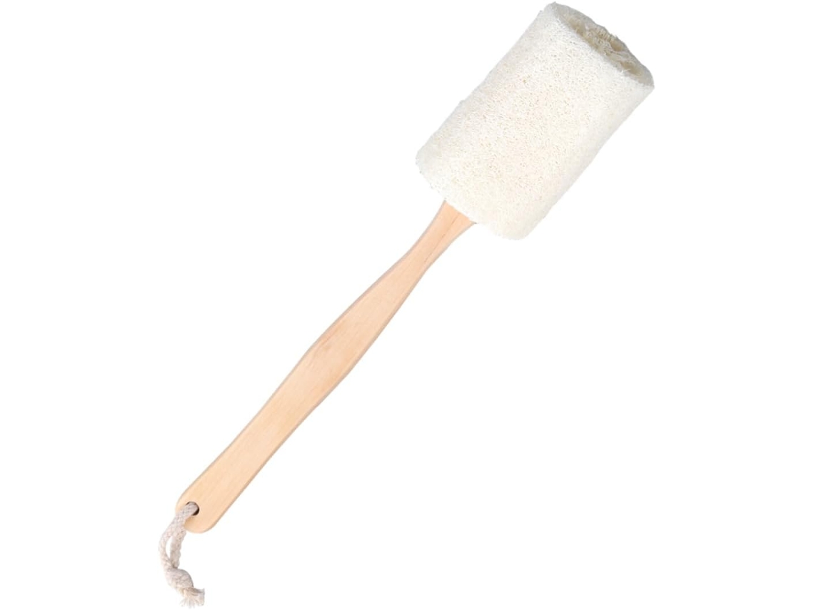 Escova De Banho Gatuida Madeira Bucha Natural Com Cabo Longo, Esfoliante, 2 Peças, Espuma Rica E Pele Macia, Esfoliante