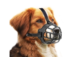 Mordaza de Entrenamiento para Perros, até 16kg, Leve, Durável, Transpirable, Preto | S/MARCA