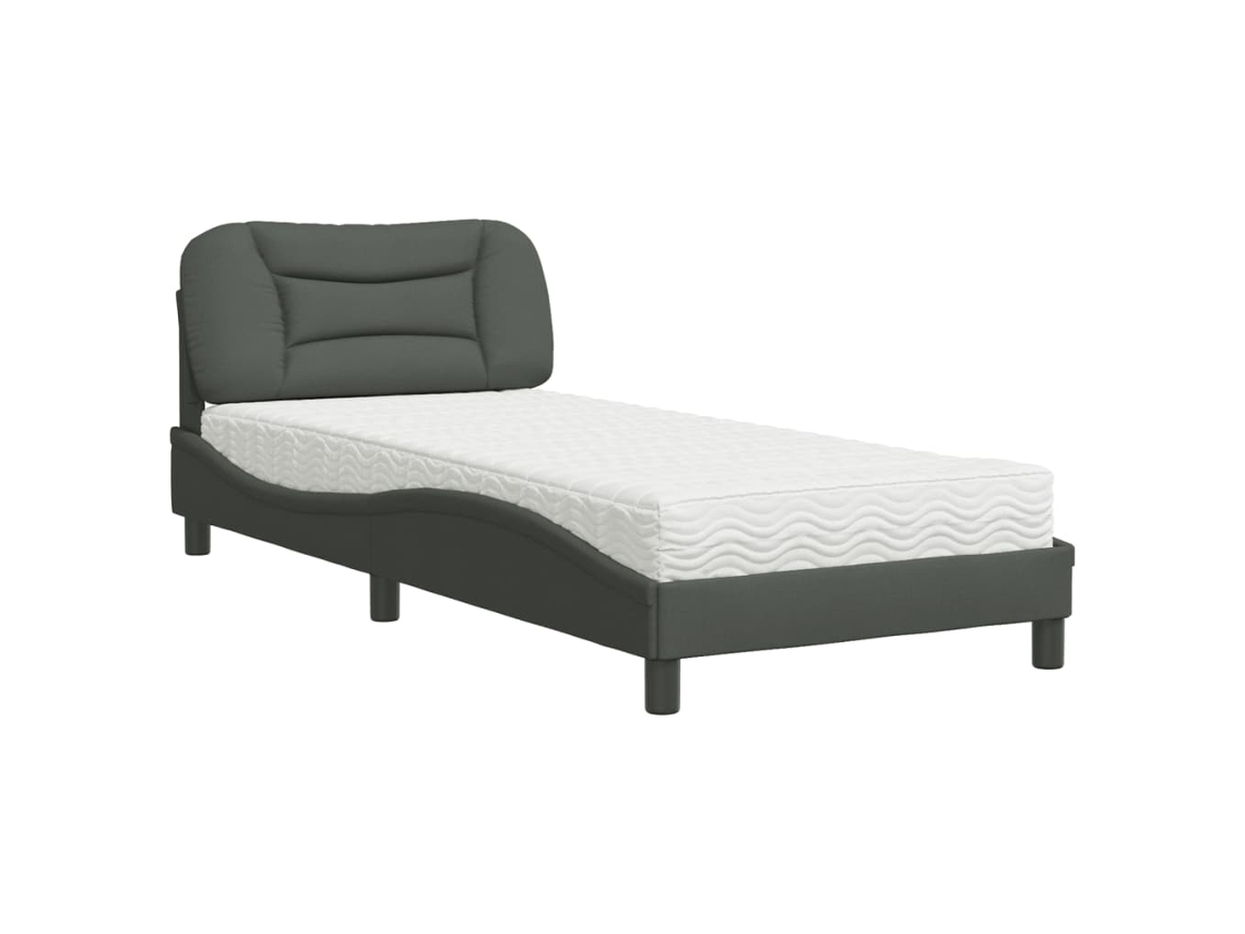 Bed, Beds Vidaxl Cinzeto Tecido (80 X 200 Cm)