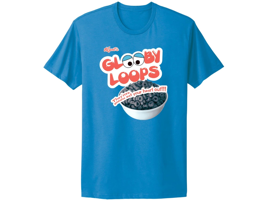 Mgmt Glooby Loops T shirtblack ROCKINSTONE Size:s