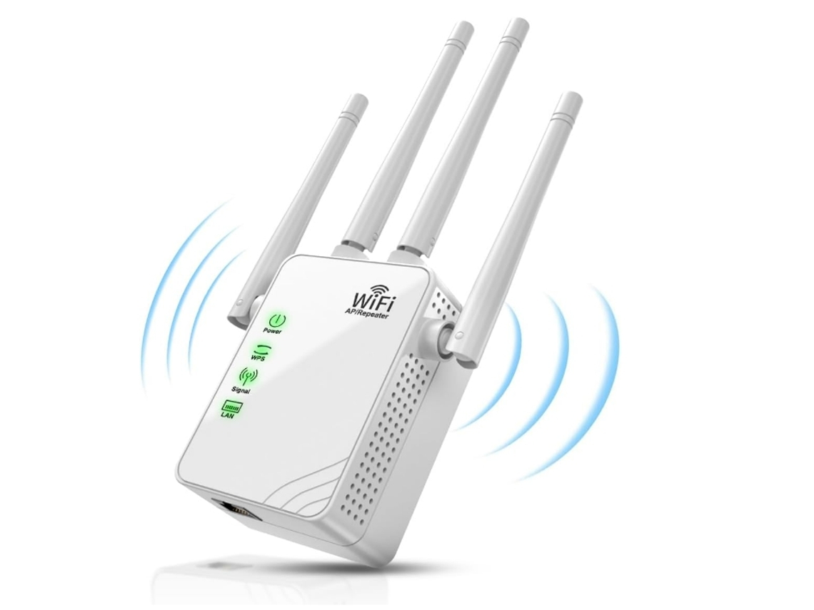 ExtensorRepetidor de Wi-Fi 2024 Expanda a cobertura para 9.860 pés quadrados Conecte 40 dispositivos Aumente o sinal da Internet com Lalalamoli Porta