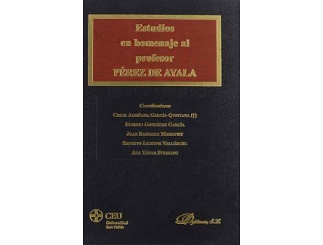 Livro Estudios En Homenaje Al Profesor Pérez De Ayala de César . Et Al. Albiñana García-Quintana (Espanhol)
