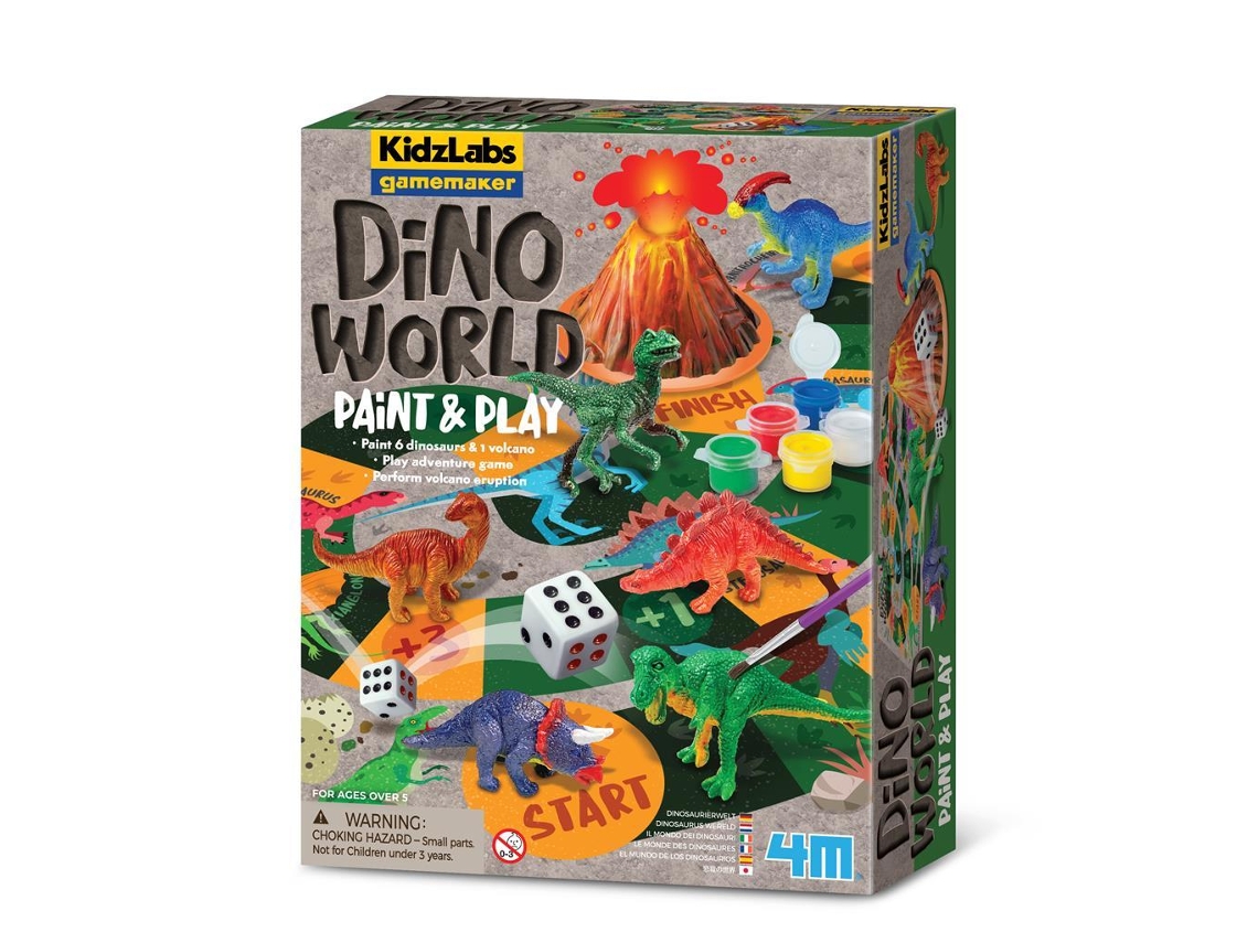 Jogo de mesa de dinossauros