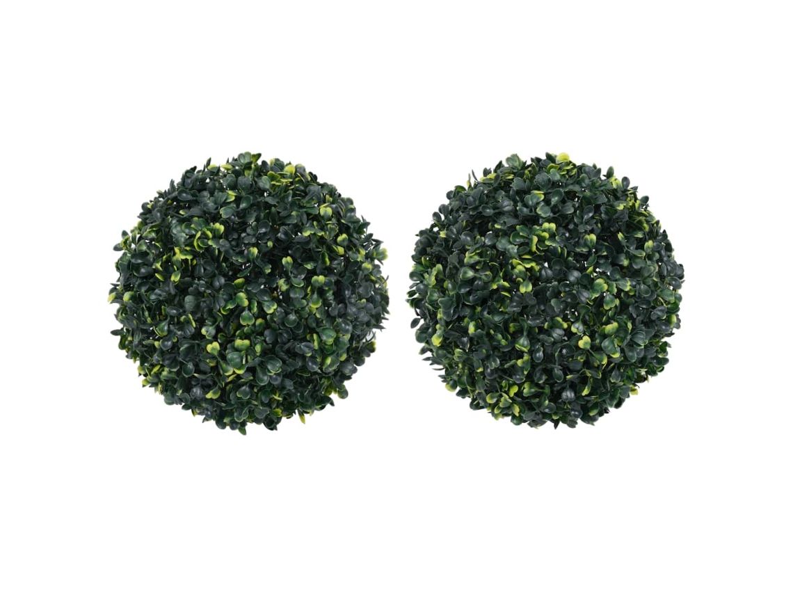 Vidaxl Bolas De Buxo Artificiais 2 Pcs 45 Cm