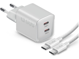 Kit Carregador SBS Gan Mini 100W+ Cabo USB-C