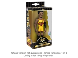 Figura Funko NBA Trae Young Alt Uni 5 Vinyl Gold Chase Envia 1 Em 6