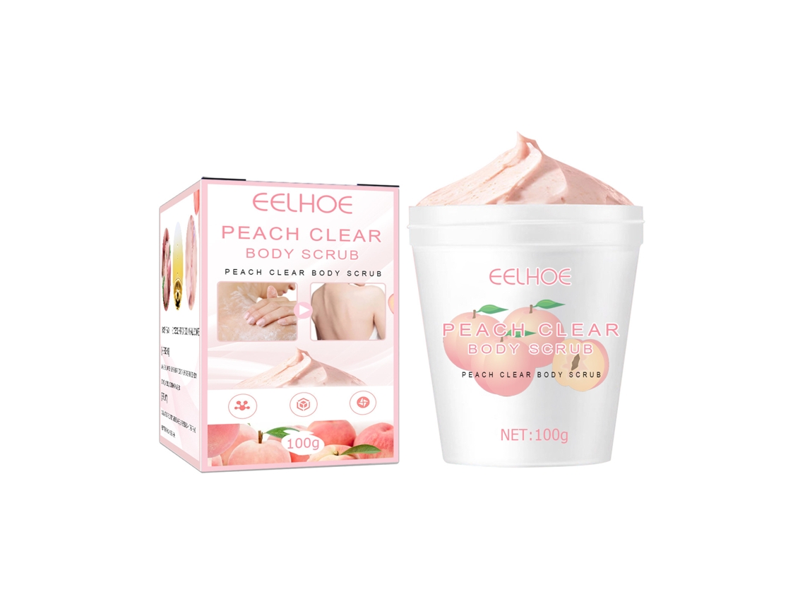 Scrub de Pêssego Eelhoe Hidratante Exfoliante