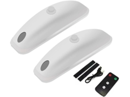 Conjunto De 2 Luzes Estroboscópicas Led Com Controle Remoto, 2 Modos De Carregamento Usb, Luzes De Advertência Led