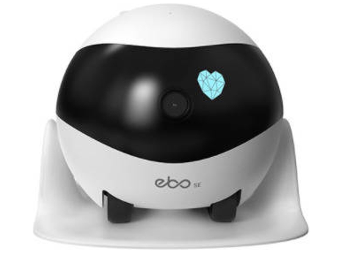 Câmera de segurança interna móvel Enabot Ebo Se 1080p Bestvite com Wi-Fi (branca)