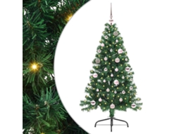 Árvore De Natal Artificial Iluminada Vidaxl Verde Pvc (150 Cm)