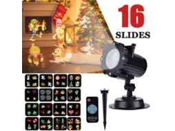 Rebe-projetor De Luz Led Rotativo Impermeável, Luzes Decorativas Para Exterior E Interior, Natal
