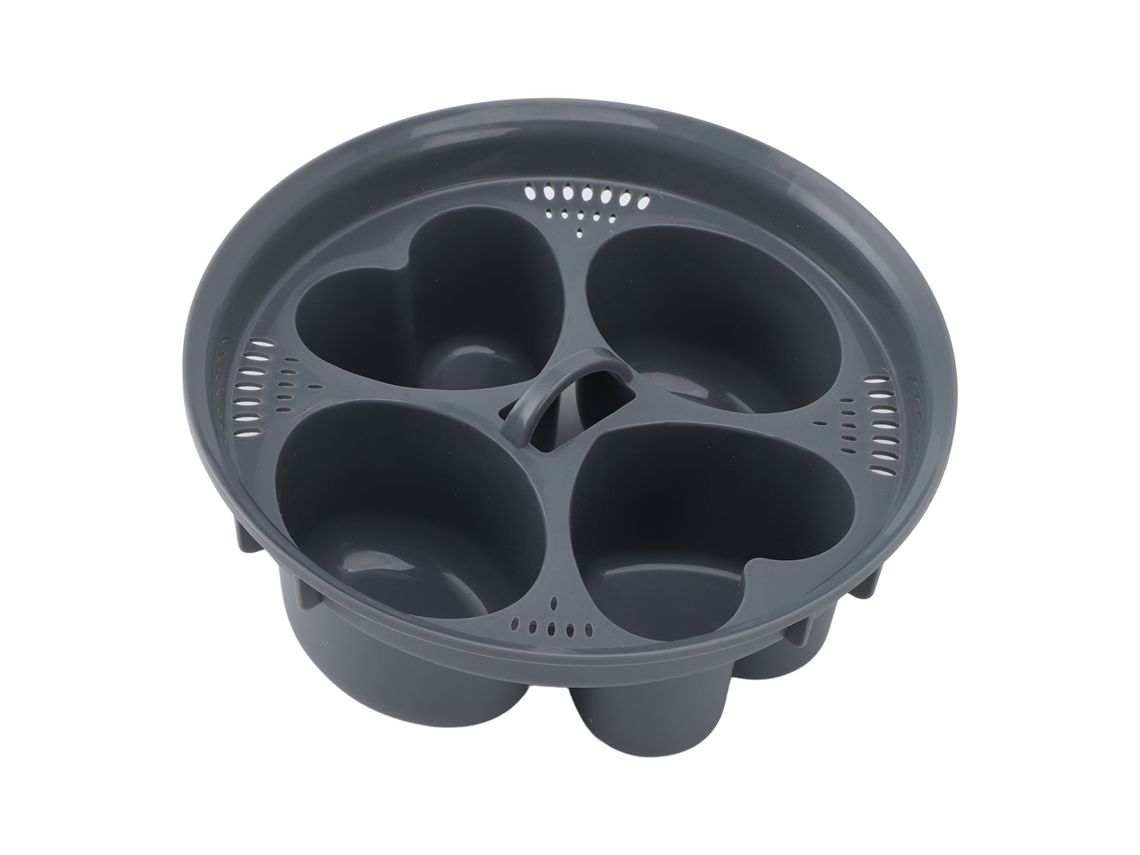 2026 Store inserto para ferver ovos multifuncional com 4 moldes de vapor de Pp, acessório de cozinha para Thermomix Tm5, Tm6