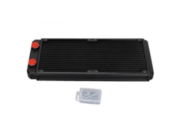 Radiador De Resfriamento Por Água Com 18 Tubos, Cooler De Cpu Com Rosca G1/4 Para Ventilador De 12cm