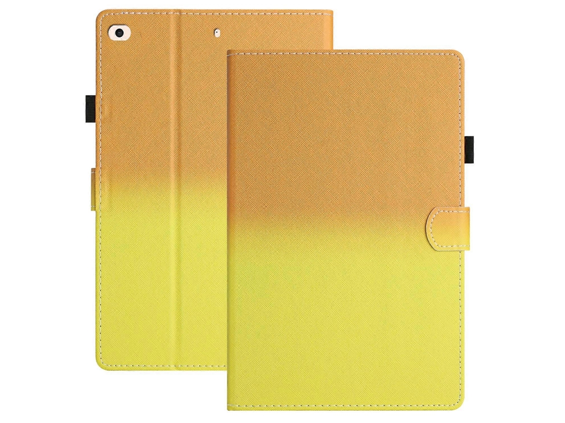 Capa de couro com costura gradiente Webake para iPad Mini 5/4/3/2/1
