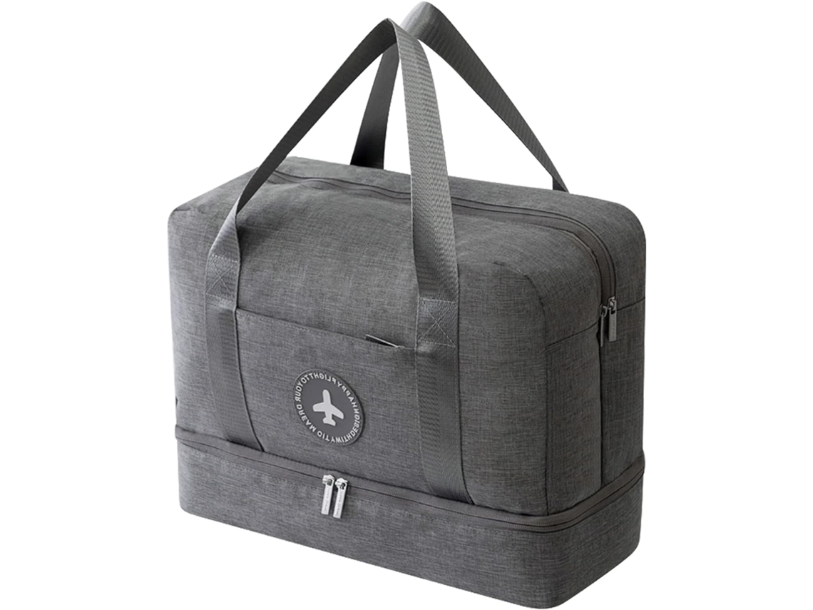 Bolsa de Viagem AQUAFORGE com rodinhas, 30L, para fins de semana, itens secos e molhados