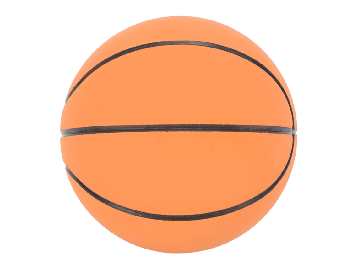 Mali bola de Borracha de Basquete Pequena para Pets Interativa Alivio de Estresse Portátil Marrom