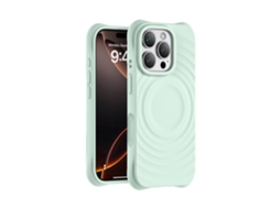 (verde Claro, Iphone 13 Pro Max) Capa Magnética Para Iphone, Cobertura Total Com Silicone Líquido.