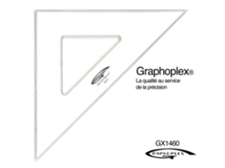 Graphoplex, Ângulo 45° 3 Lados Retos 26 Cm