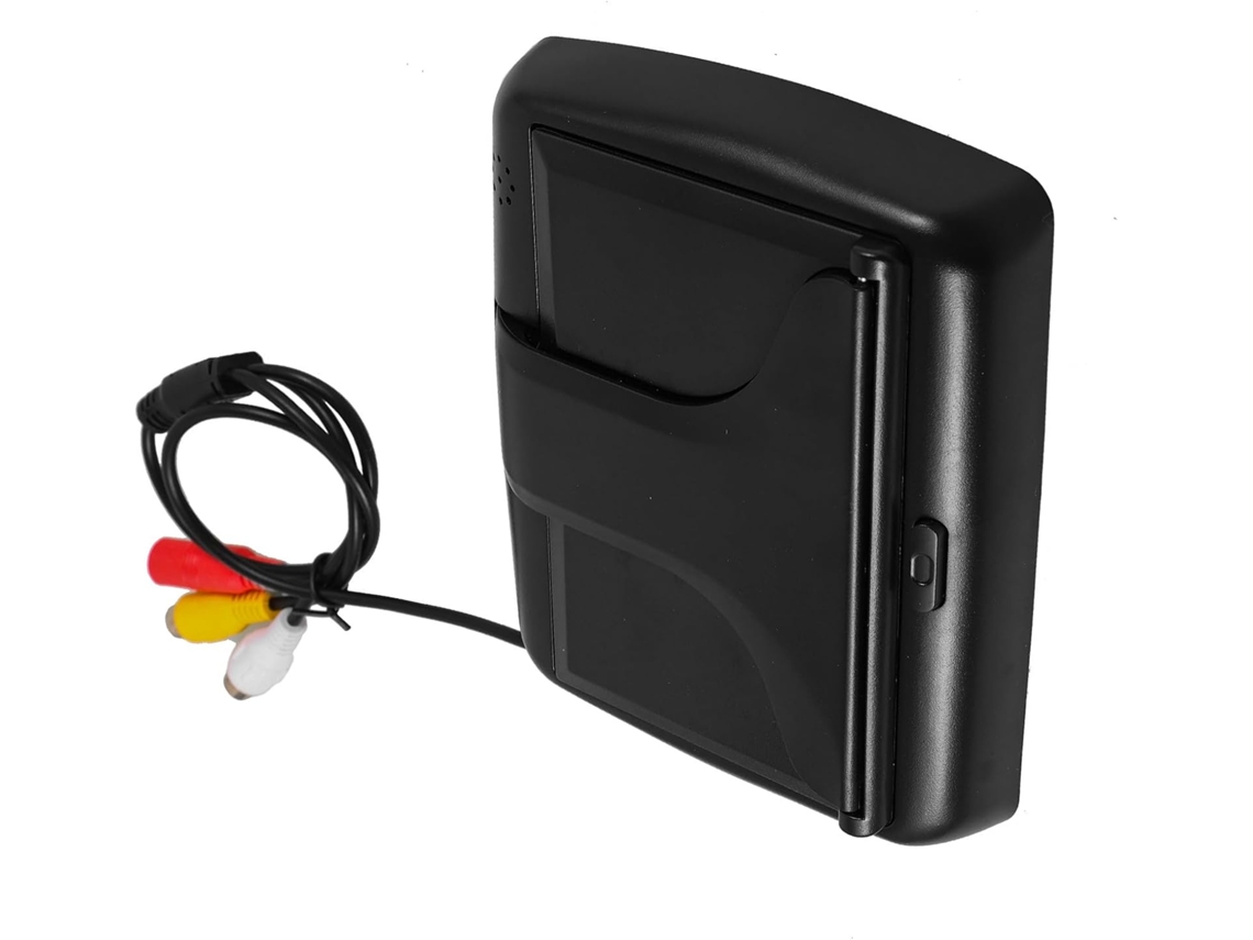 Monitor Dobrável De 4,3 Polegadas Para Câmera De Ré, Compatível Com Carros E Caminhões De 12-24v.