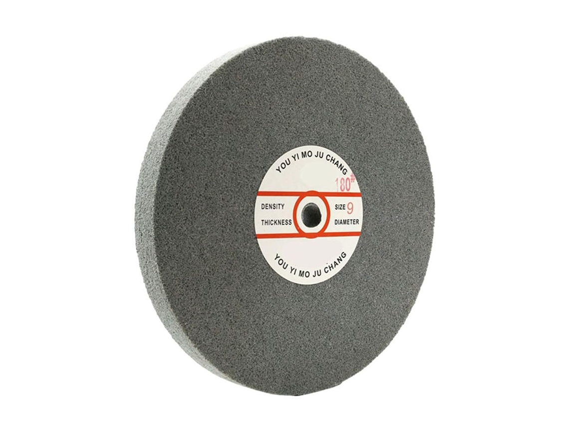 Disco De Polimento Fibra Nylon Para Usinagem Metais, Rebarbação,