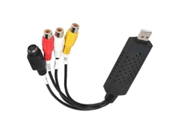 Adaptador De Placa De Captura De Conversor De Áudio E Vídeo Usb 2.0 Vhs Para Dvd Para Pc Para Windows 10 Slowmoose