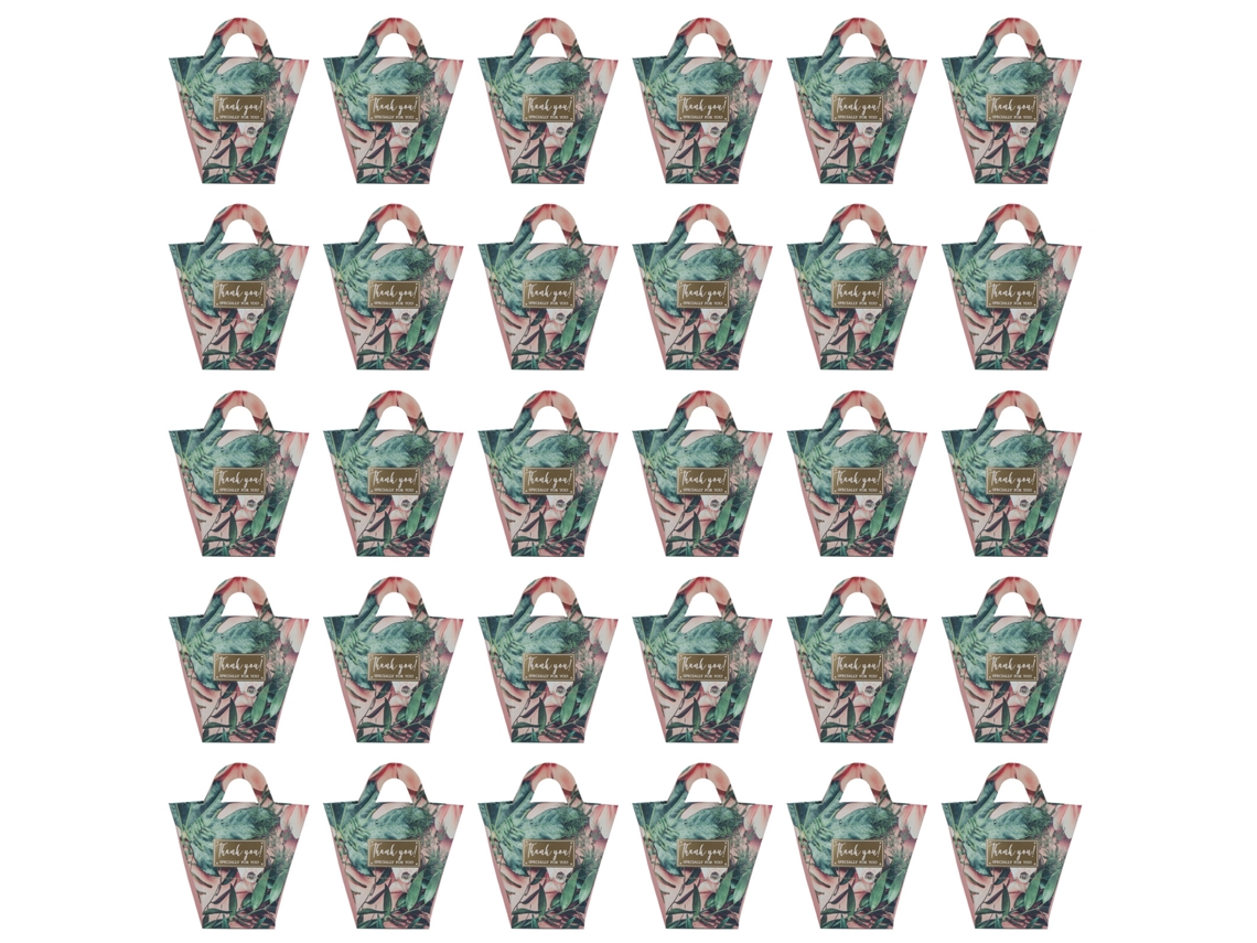 Caixas de Doces para Casamento (30 unidades por pacote, design criativo de bolsa em formato de T, com patente nacional)