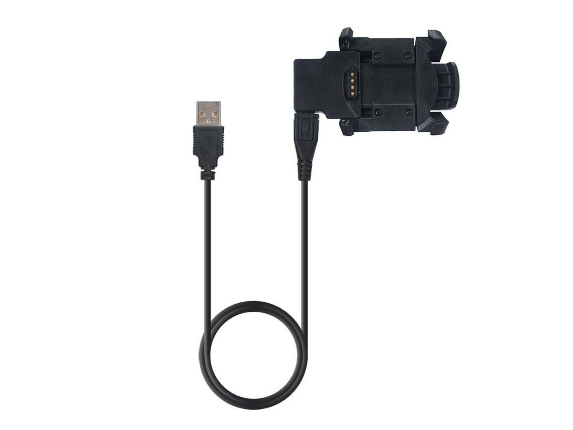 Carregador Para Garmin Fenix 3 Sapphire Usb 1m Preto