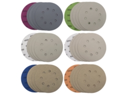 30 Discos De Lixamento 125mm 8 Furos,abrasivos Para Lixadeira Orbital,grãos 2000 10000,ideal Para Metal E Madeira Btforus