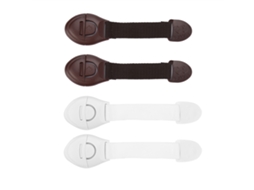 Primerox 4pcs Travão de Segurança Adesivo Bebê para Armário Gaveta Geladeira Lock Infantil