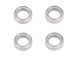Mali conjunto de 4 Rolamentos de Metal para Carros de Controle Remoto Wltoys A959 A979 124007 144001