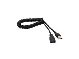 Cabo Extensor Usb 3.0 Com Mola, Conexão Macho Fêmea Para Disco Rígido De Pc E Impressora. Nostalgia88
