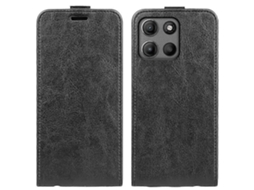 Capa De Celular De Couro Com Flip Vertical E Textura R64