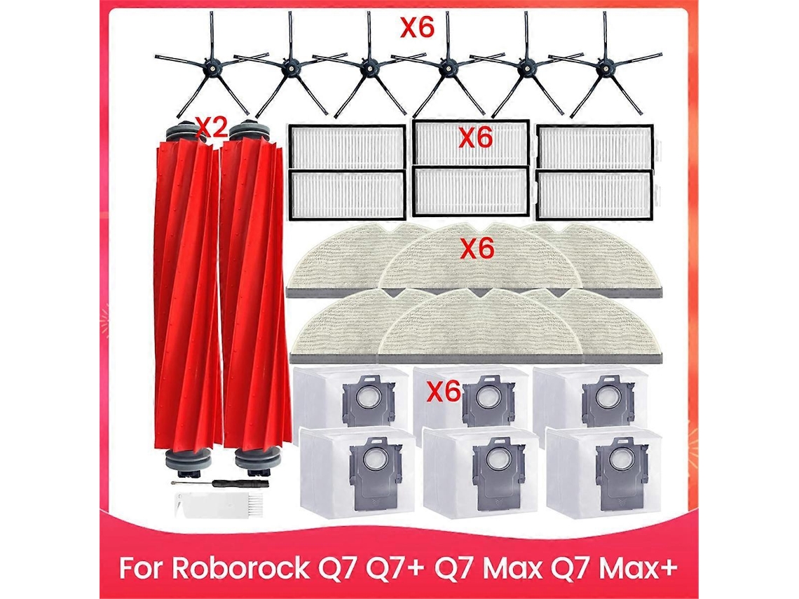 Peças De Reposição Para Aspirador De Pó Robô Max Max Escova Lateral Principal Filtro Hepa Sacos De Pó Slowmoose