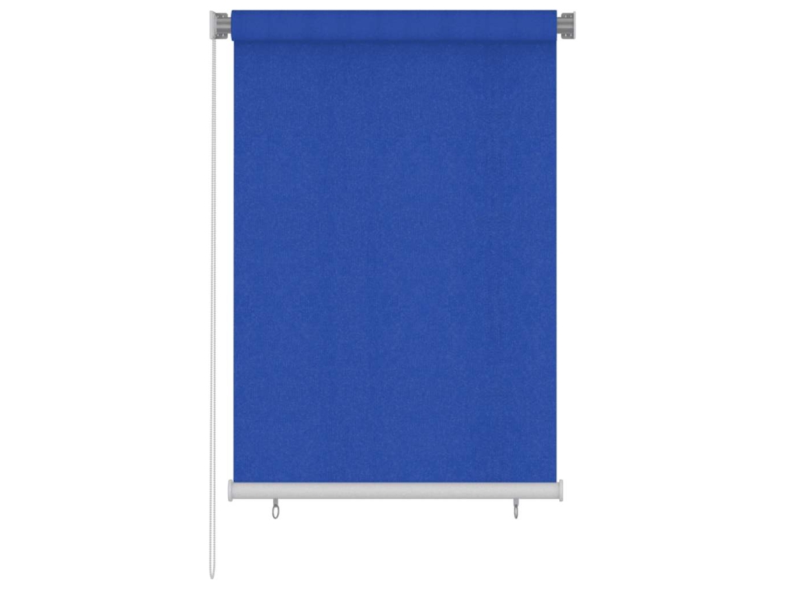 Vidaxl Estore De Rolo Para Exterior 105 (l) X 140 (a) Cm Azul Hdpe