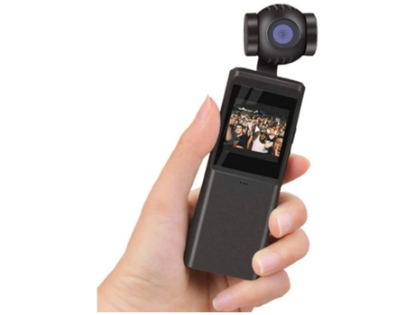 Câmera esportiva PTZ Bestvite 4K HD antivibração WiFi, gravação ao vivo, preta