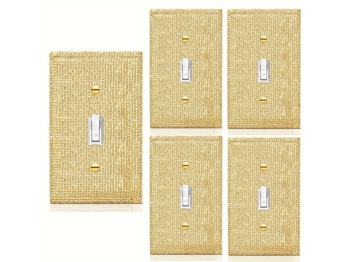 Elegantes Painéis De Parede De Cristal Dourado Para Decoraçãovayotoy